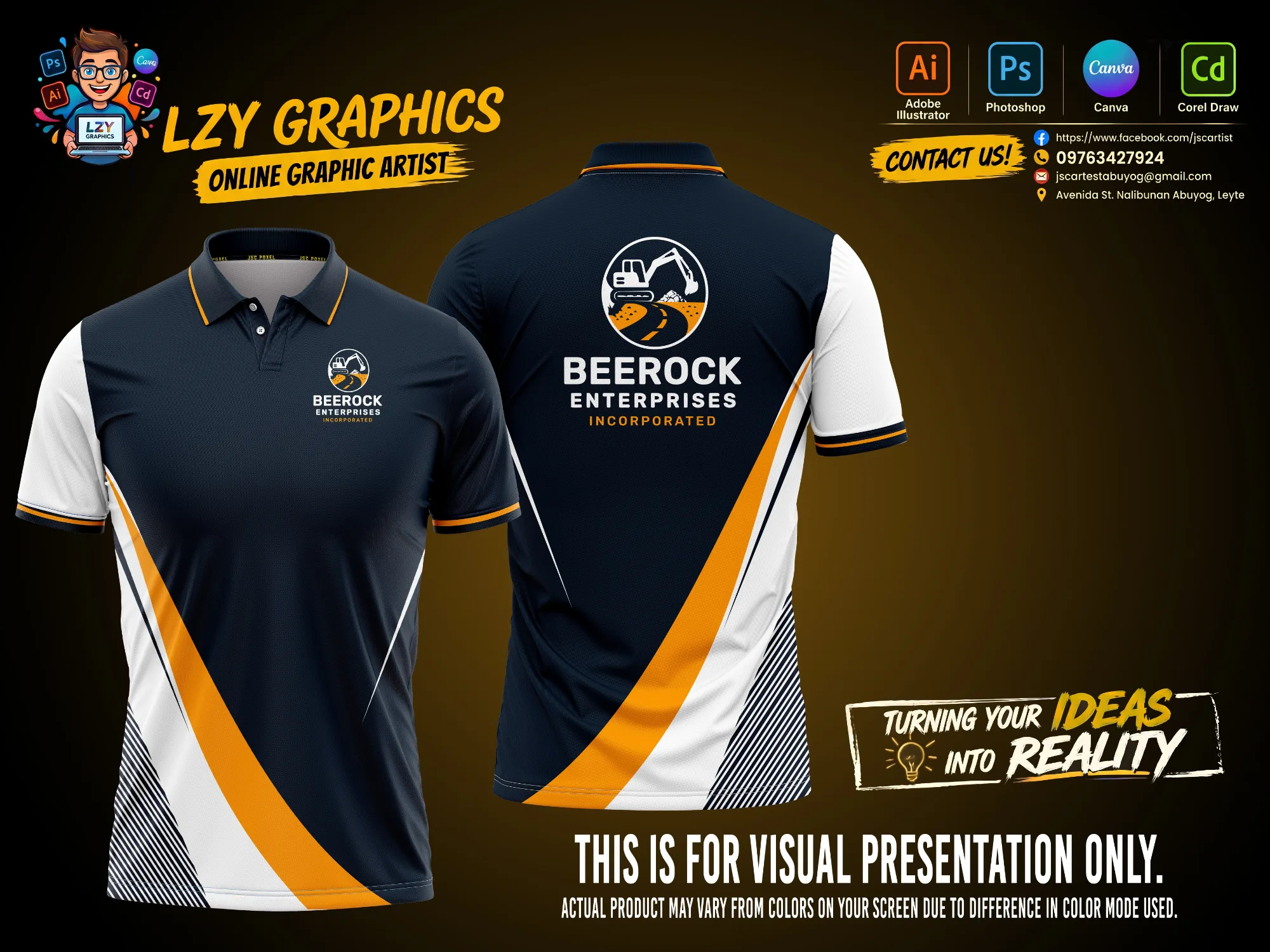 BeeRock Entr. POLOSHIRT — image 1